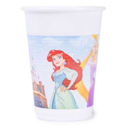 Пластиковые стаканы Princess Heartstrong 200 мл 8 шт