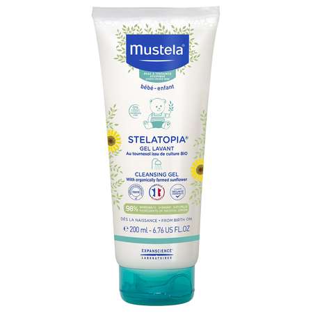 Гель для купания Mustela Stelatopia очищающий 200мл