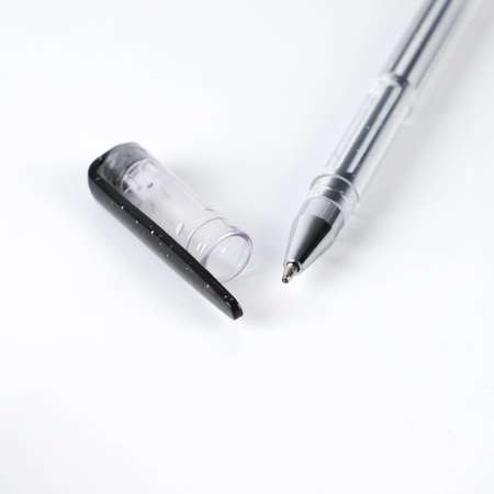 Набор ручек ArtFox цветных с блёстками Раскрась свою мечту 7 штук 0.8 мм