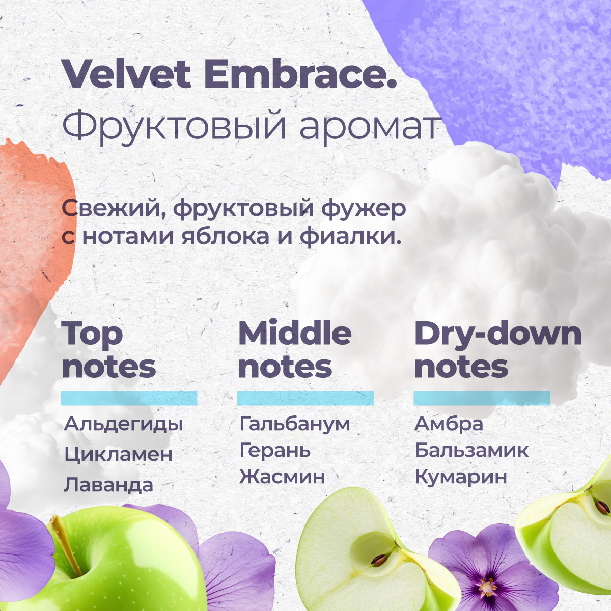 Гипоаллергенный кондиционер для белья Aquae Granni Velvet Embrace ЭКО 0+ фруктовый аромат - фото 4