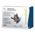 Препарат инсектоакарицидный для кошек Zoetis Стронгхолд 45мг 6% 0.75мл №3 пипетка