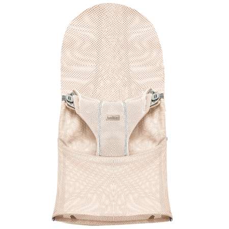 Чехол для кресла-шезлонга BabyBjorn Fabric Seat Bouncer Bliss Mesh сменный Жемчужно-розовый