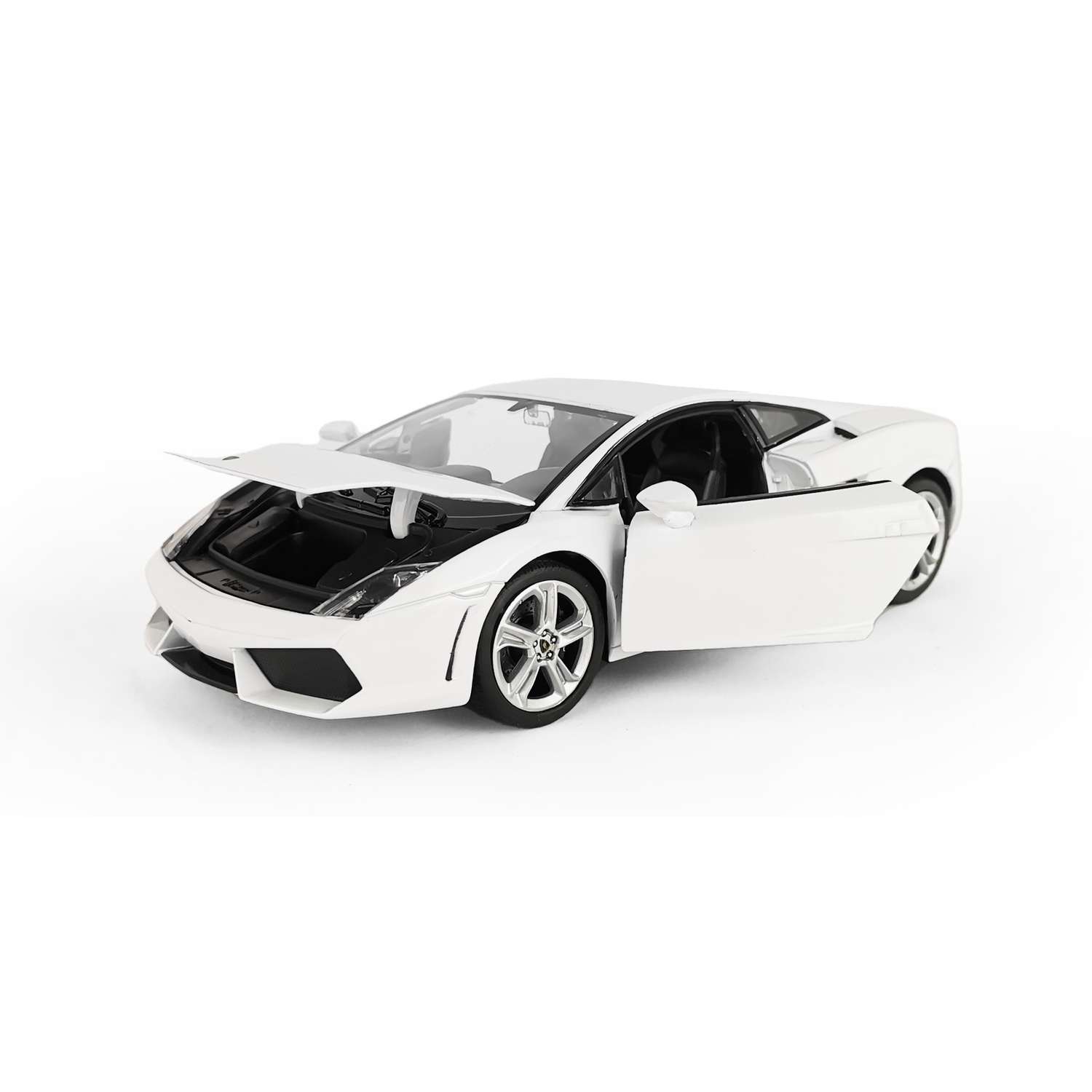 Машинка WELLY 1:24 Lamborghini Gallardo LP560 4 белая 24005W - фото 3