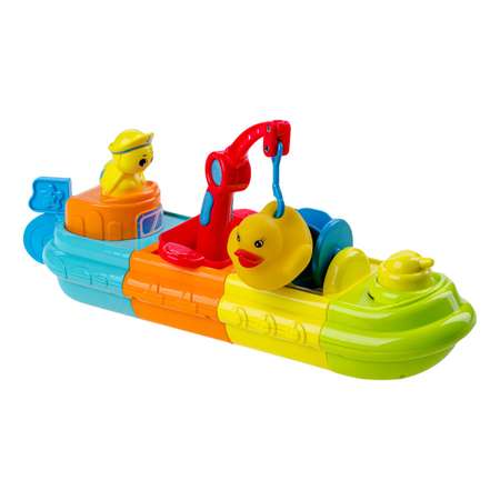 Игрушка для ванны Baby and Kids Кораблик с уткой и черепахой для купания 30 см
