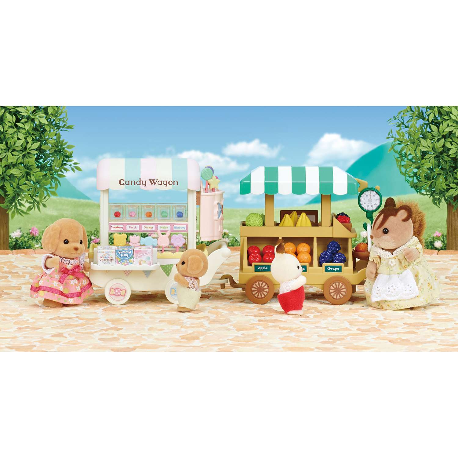 Набор Sylvanian Families "Тележка с фруктами" (5265) - фото 5