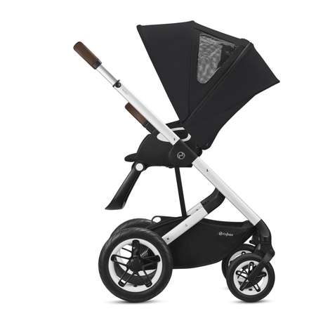 Коляска Cybex Talos S Lux SLV с дождевиком Deep Black