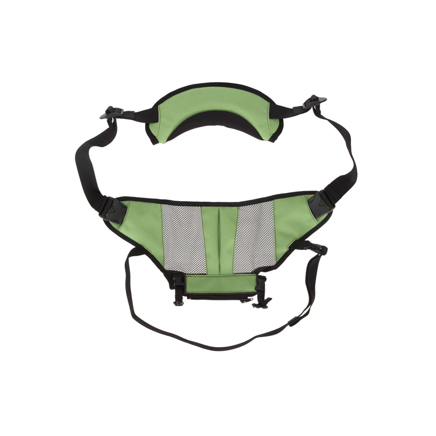 Хипсит Sinbii с карманом и со спинкой на 1 лямке зеленый - фото 5