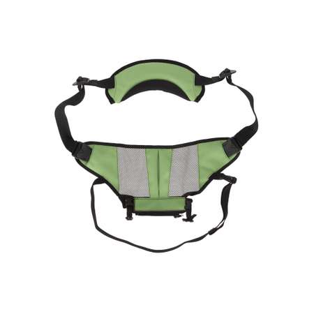 Хипсит Sinbii с карманом и со спинкой на 1 лямке зеленый