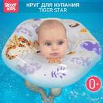 Круг для купания ROXY-KIDS надувной на шею для малышей Tiger Bird