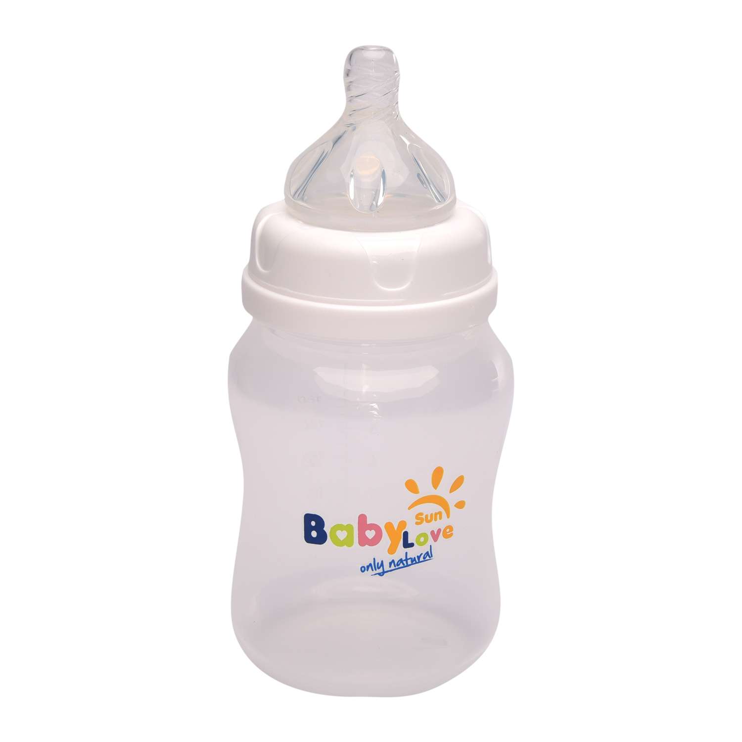 Бутылочка Baby Sun Care 210 мл с силиконовой соской средний поток - фото 2