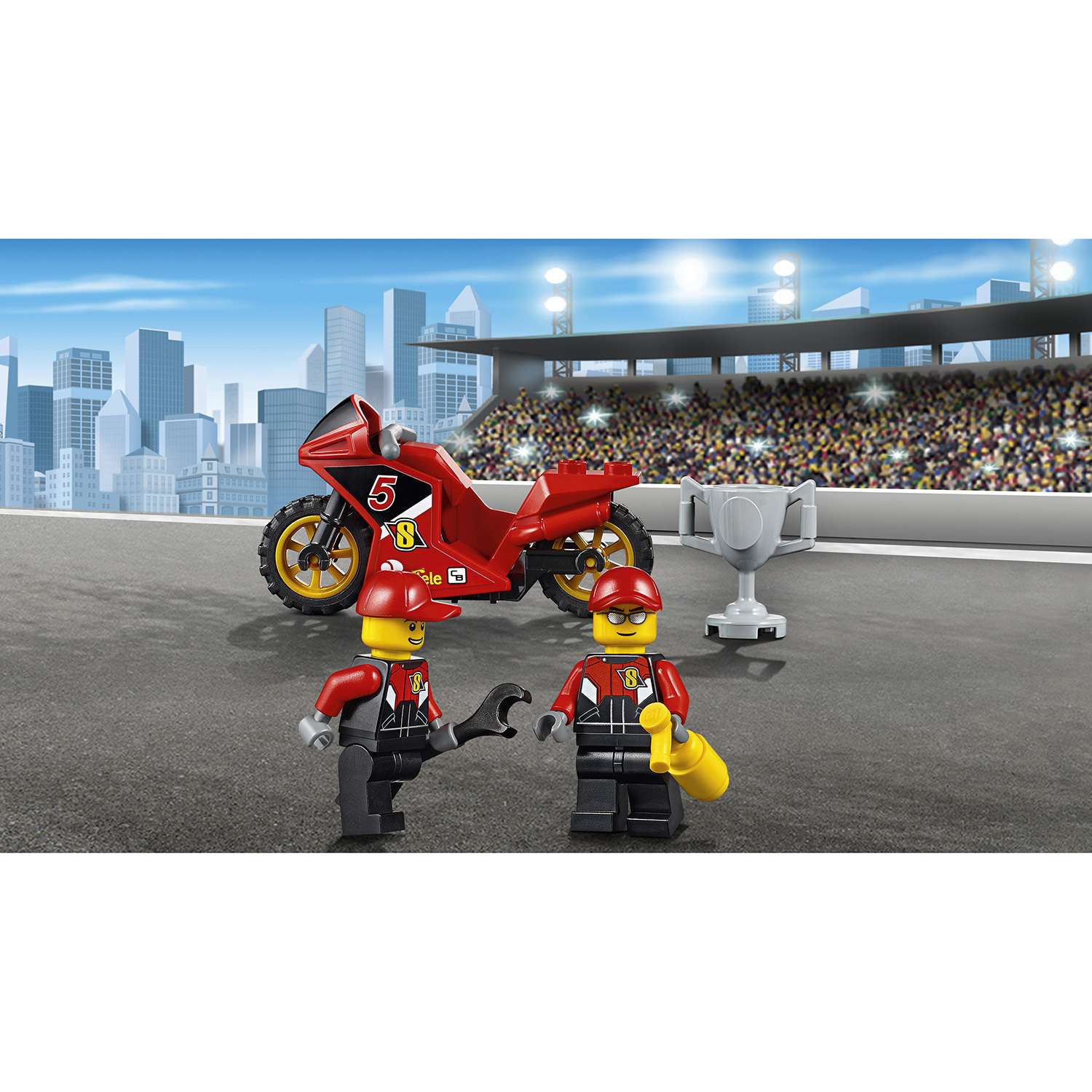 Конструктор LEGO City Great Vehicles Перевозчик гоночных мотоциклов (60084) - фото 5