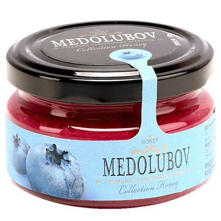 Мёд-суфле Медолюбов с голубикой 250мл