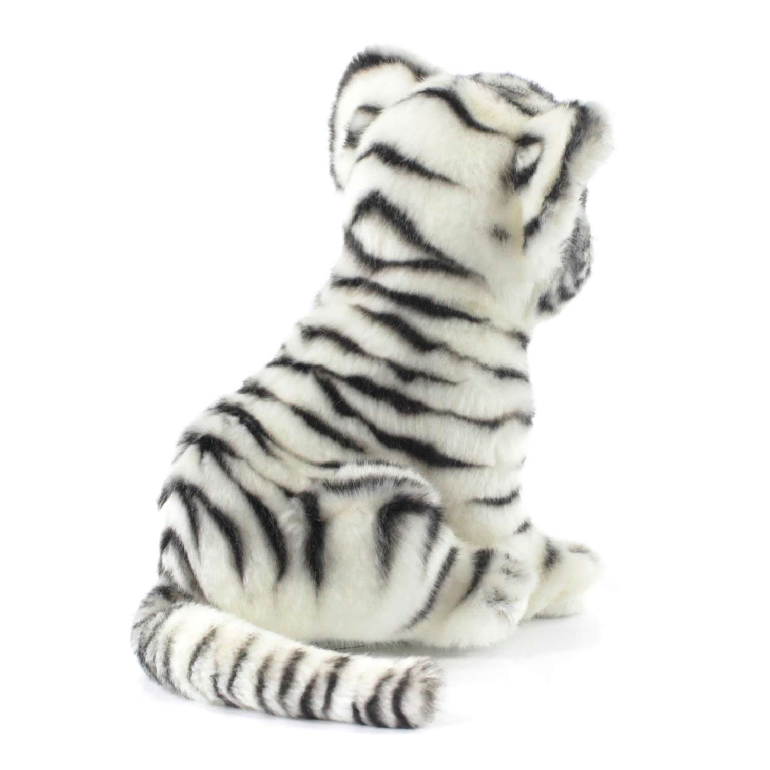 Реалистичная мягкая игрушка Hansa Белый тигренок 17 см - фото 7