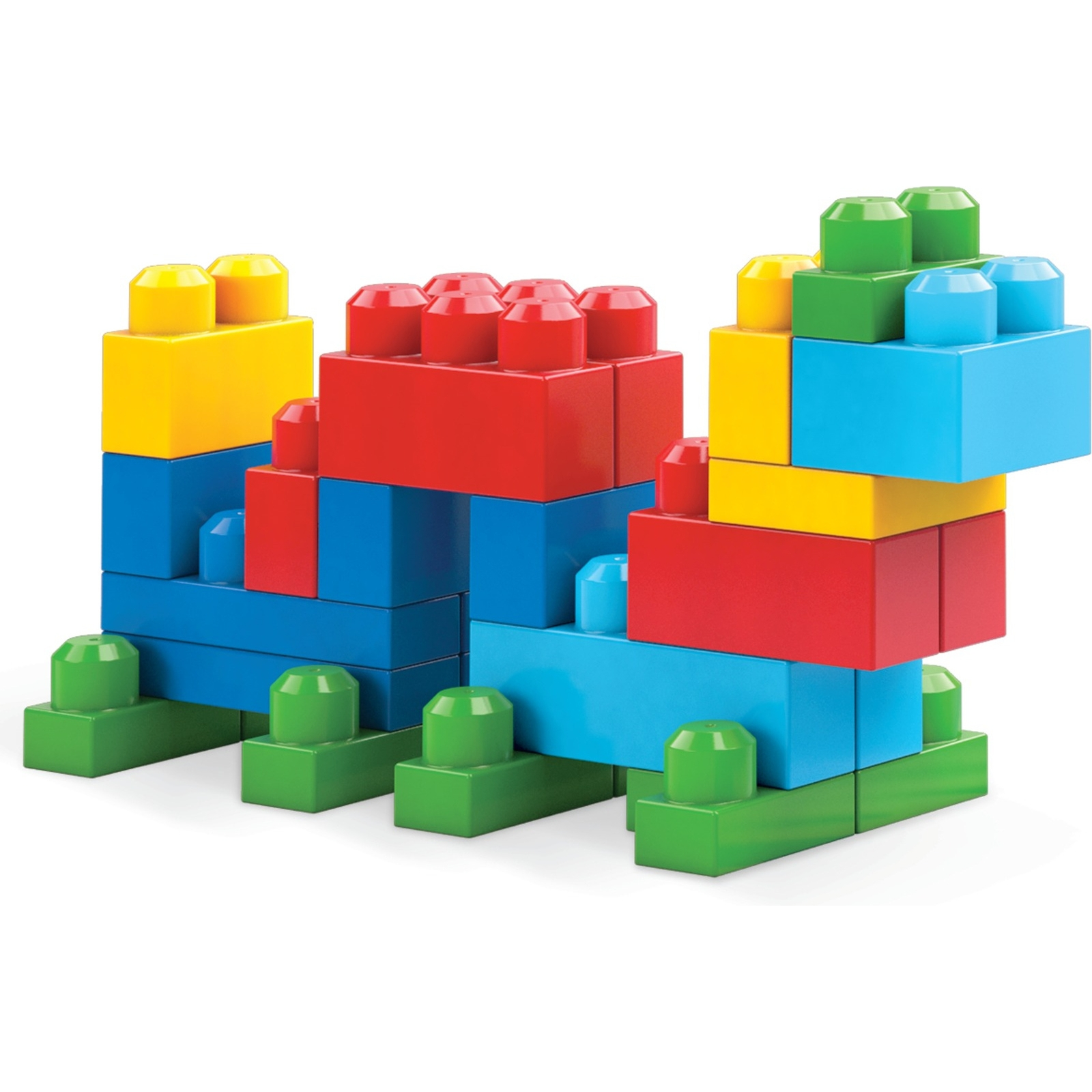 Конструктор Mega Bloks First Builders 60деталей Голубой DCH55 - фото 15