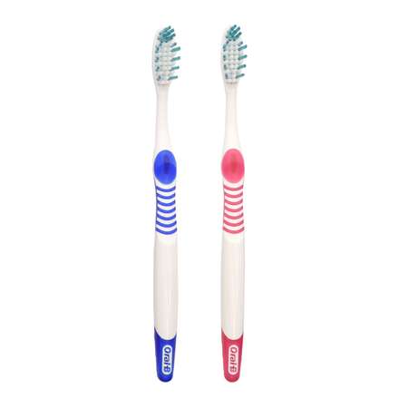 Зубная щетка Oral-B +1шт Комплексная чистка 40 Сред.H156