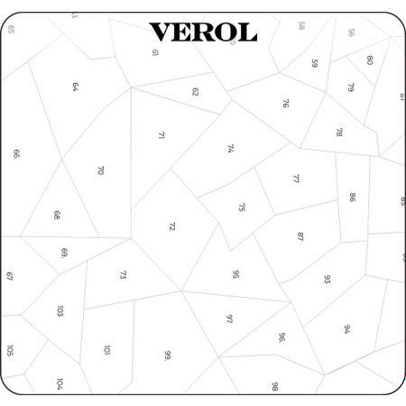 Набор для творчества VEROL Карта мира рисуем наклейками по номерам