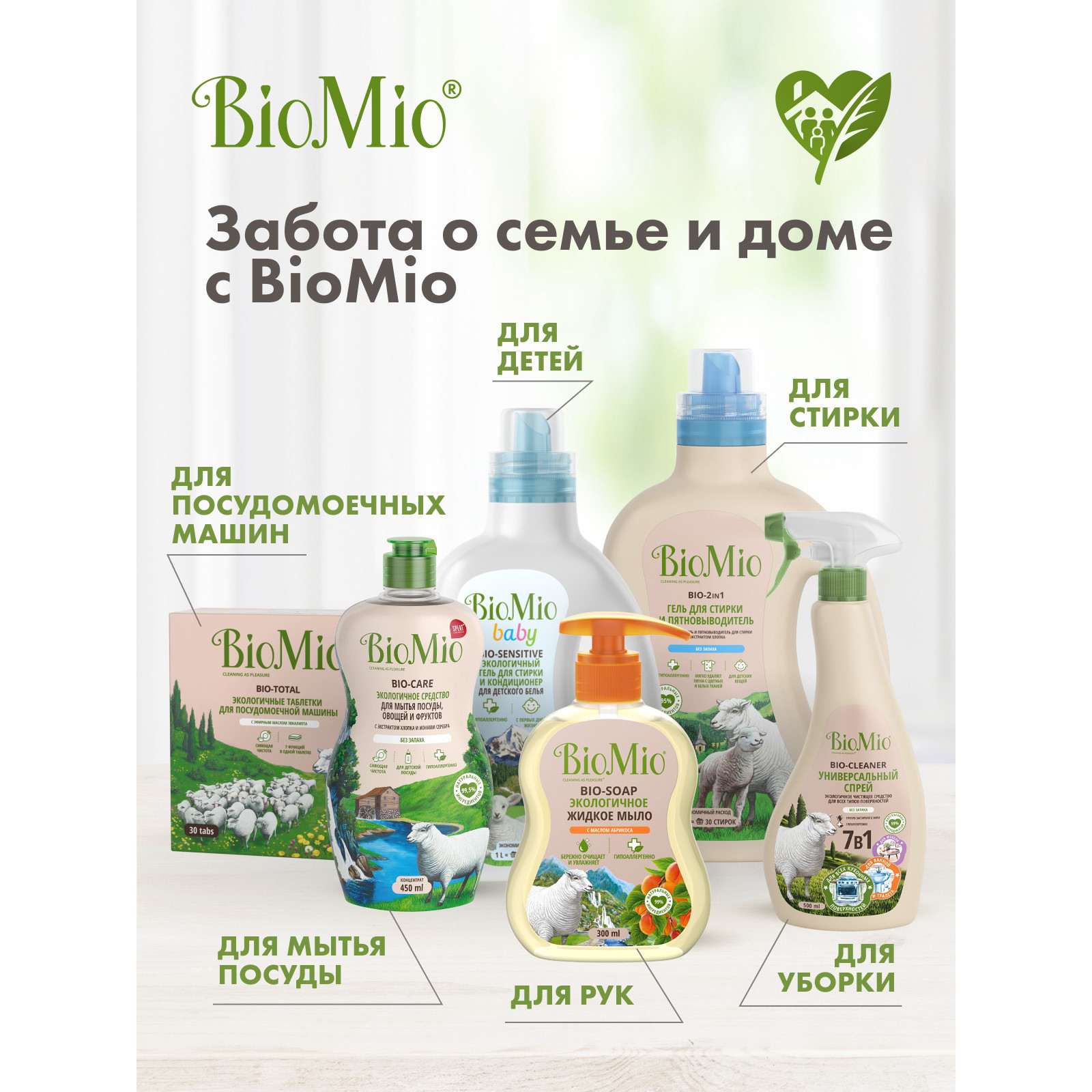 Мыло жидкое Bio Mio Bio-Soap с гелем алоэ вера 300мл - фото 7