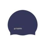 Шапочка для плавания Atemi SC110 силикон объём 56-65 цвет тёмносиний