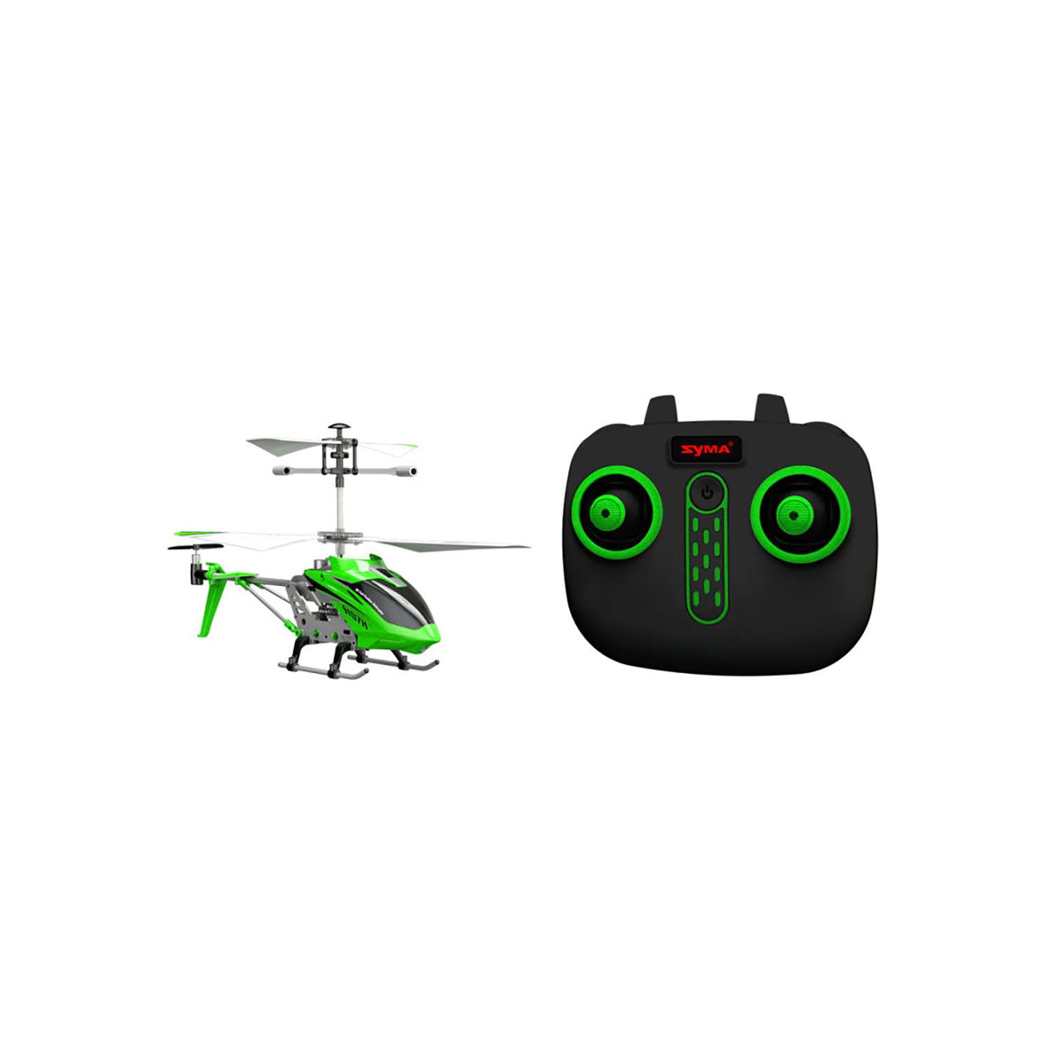 Радиоуправляемый вертолет SYMA Syma S107H Green 2.4G - фото 6