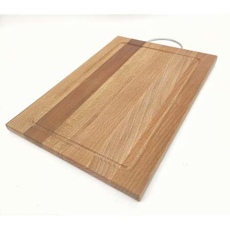 Разделочная доска Хозяюшка деревянная из бука 35х24.5х1.7 см