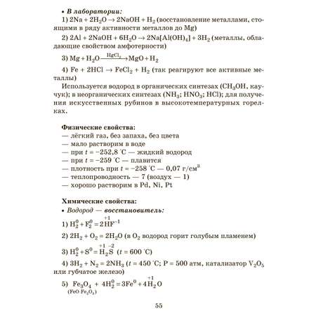 Книга ИД Литера Справочник школьника по химии 8-11 классы.