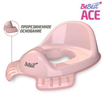 Накладка на унитаз детская BeBest Ace розовый
