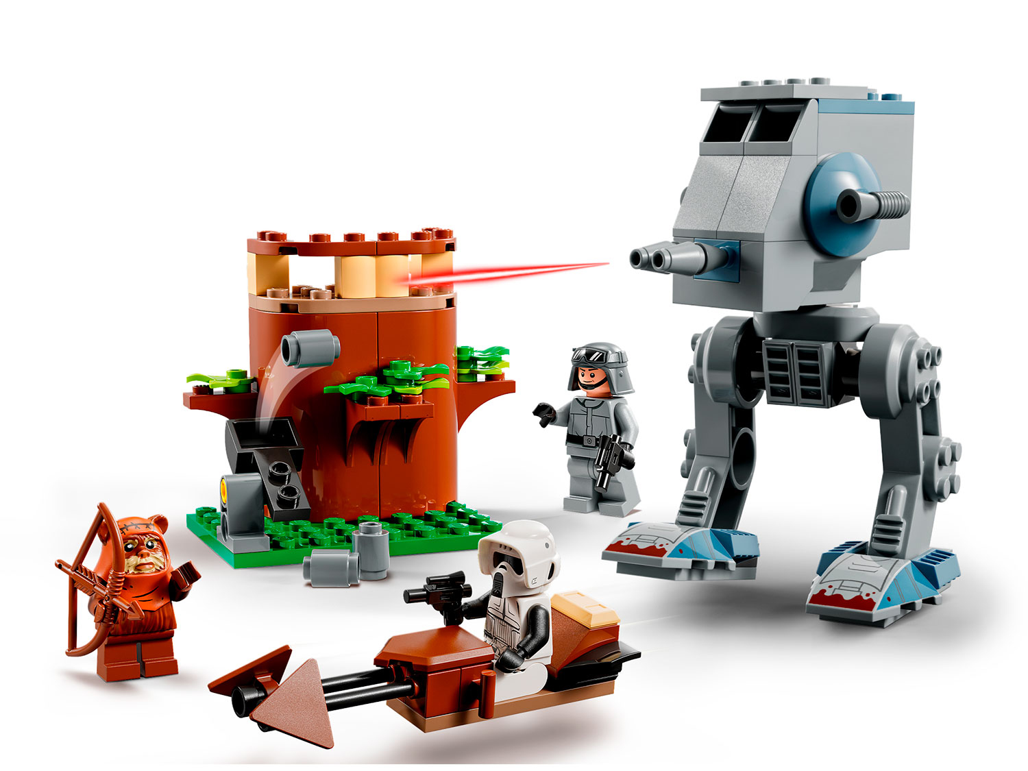 Конструктор детский LEGO Star Wars Шагоход AT-ST 75332 - фото 7