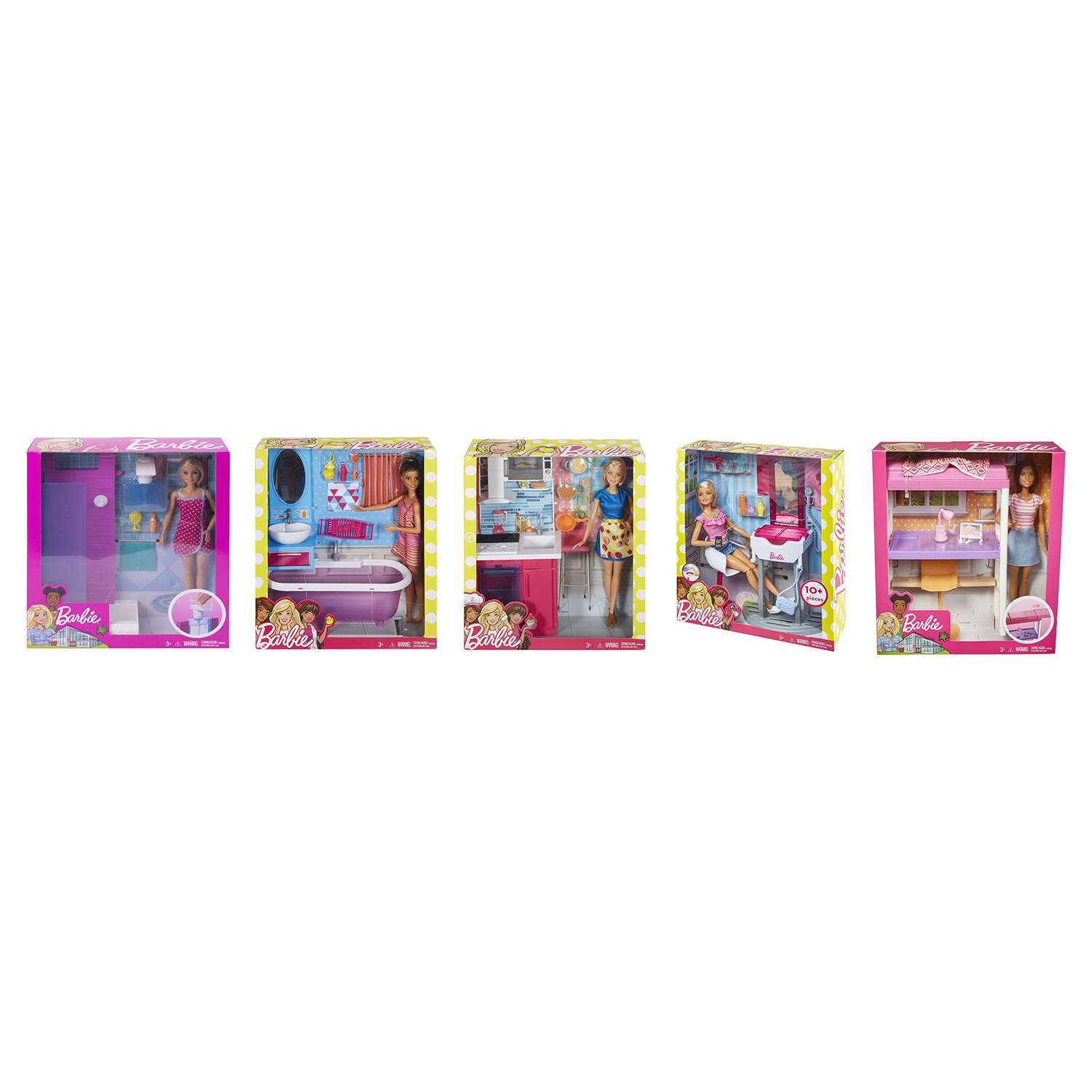Игровой набор Barbie BRB Наборы мебели и кукла в ассортименте DVX51 - фото 2