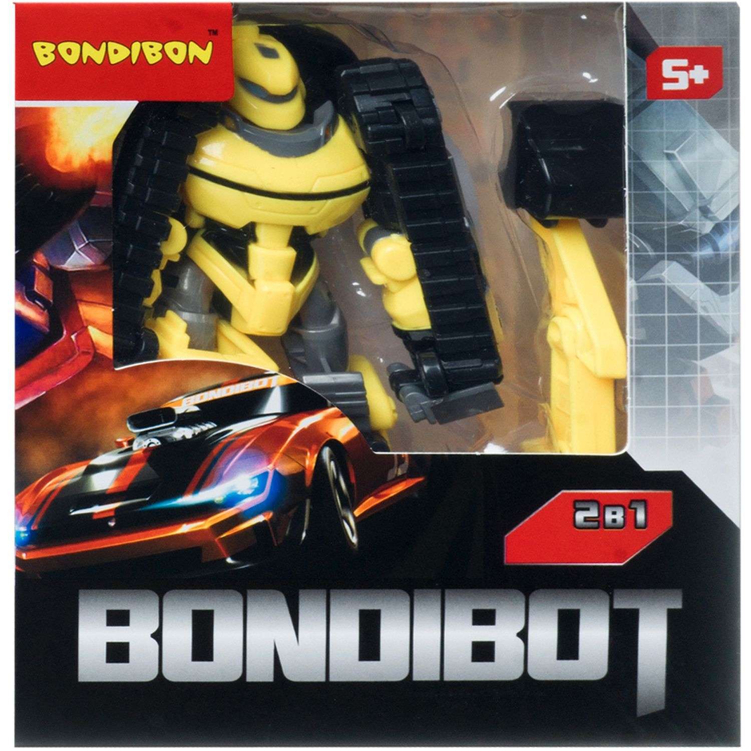 Трансформер Bondibon Bondibot Робот-экскаватор 2в1 ВВ4340 - фото 4