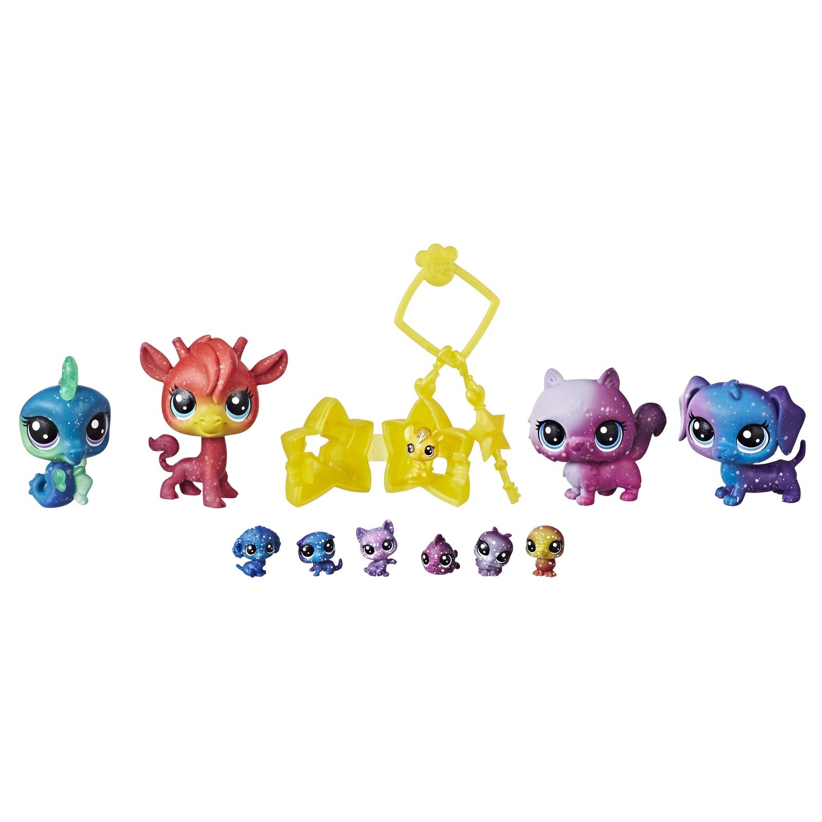 Набор игрушек Littlest Pet Shop 11 космических Петов E2130EU4 - фото 1