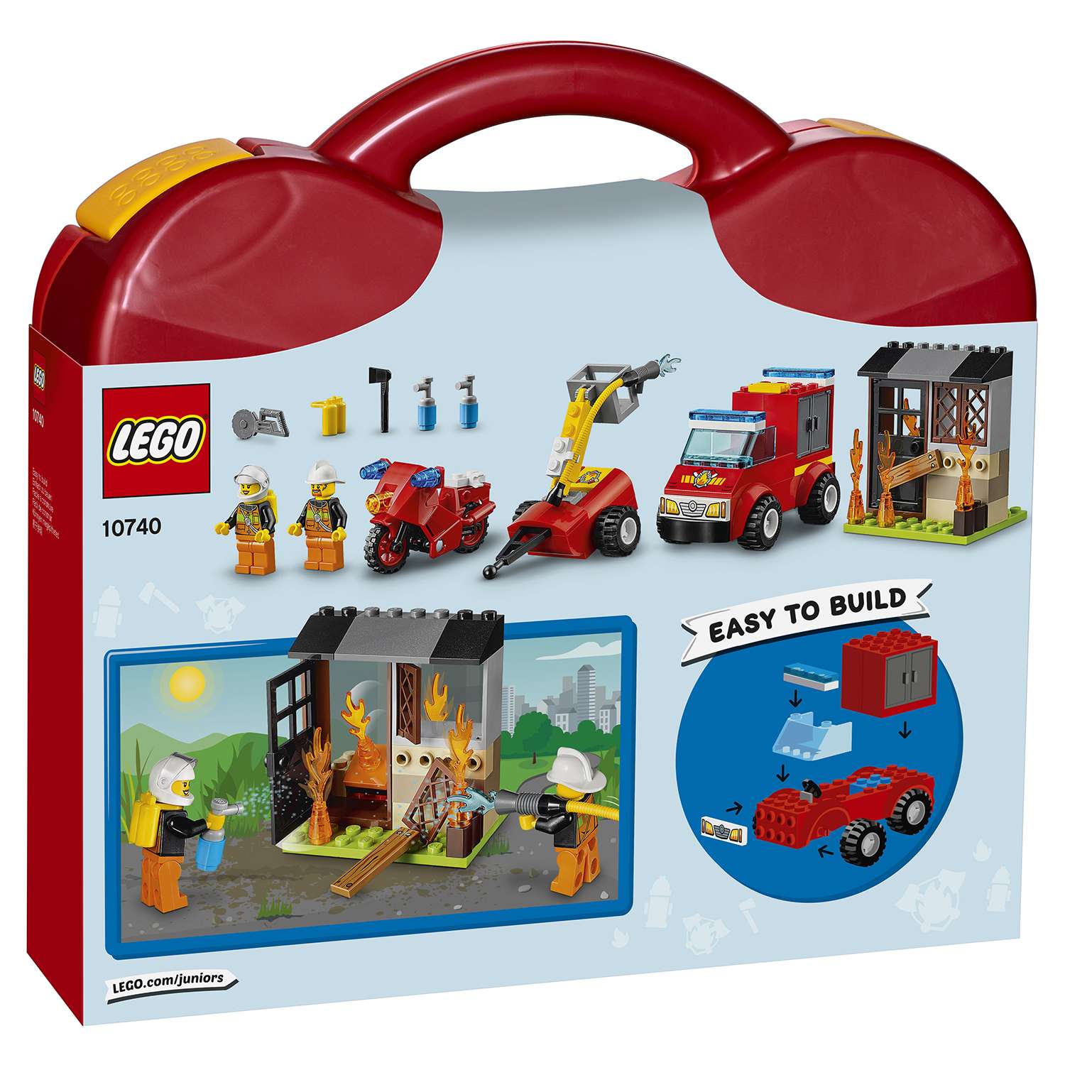 Конструктор LEGO Juniors Чемоданчик «Пожарная команда» (10740) - фото 3