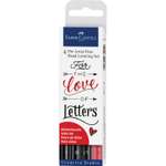 Ручка капиллярная Faber Castell Pitt Artist Pen Lettering ассорти 4шт