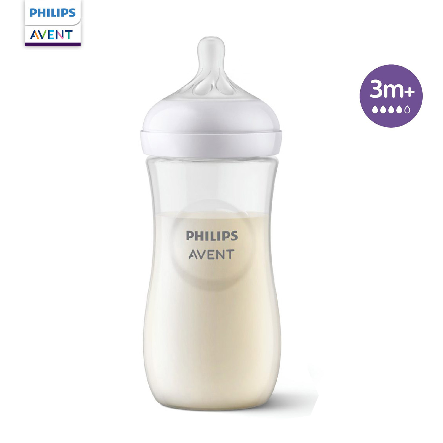 Бутылочка для кормления Philips Avent Natural Response 330мл с 3месяцев SCY906/01 - фото 1