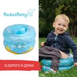 Горшок дорожный ROXY-KIDS надувной для детей PocketPotty Динозавр