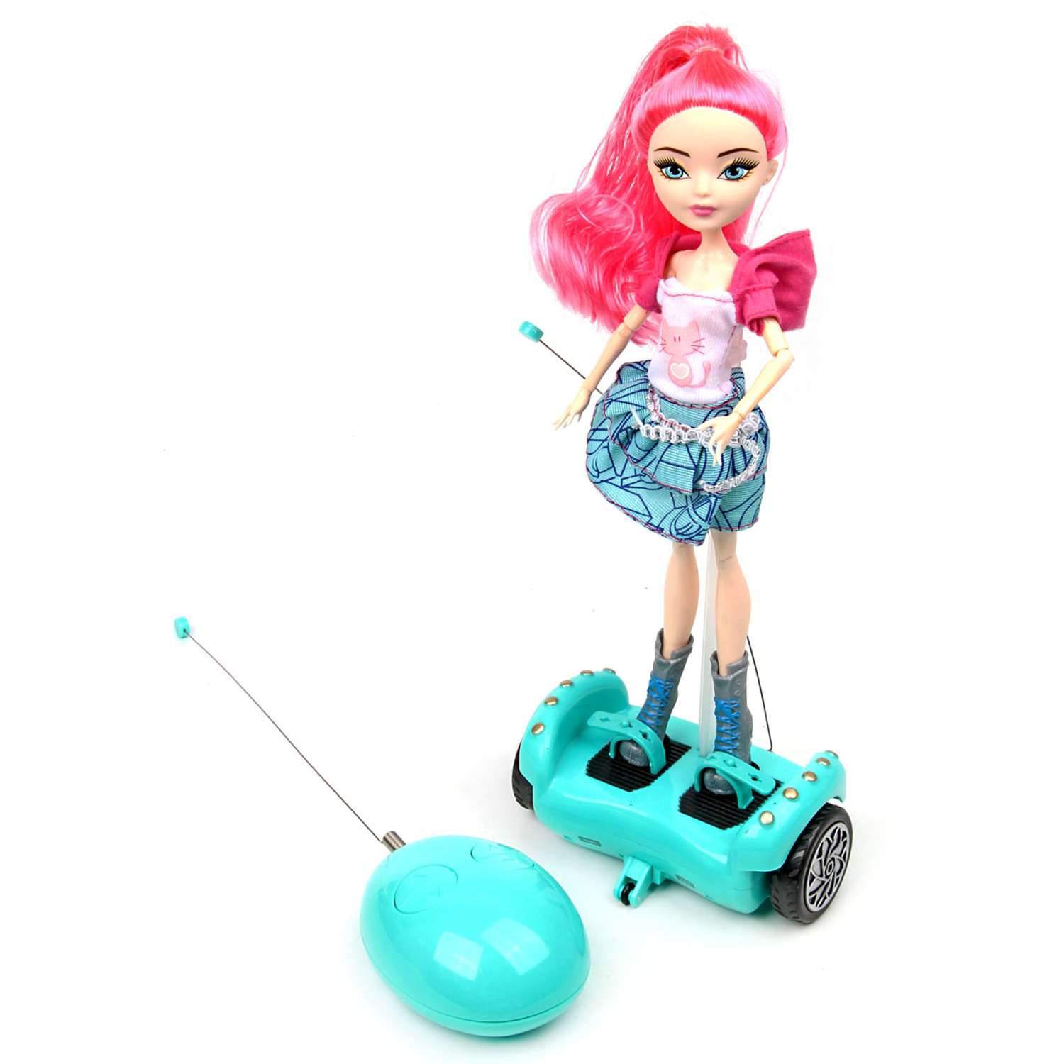 Кукла модель Барби Veld Co на гироскутере с пультом управления 66949 - фото 1