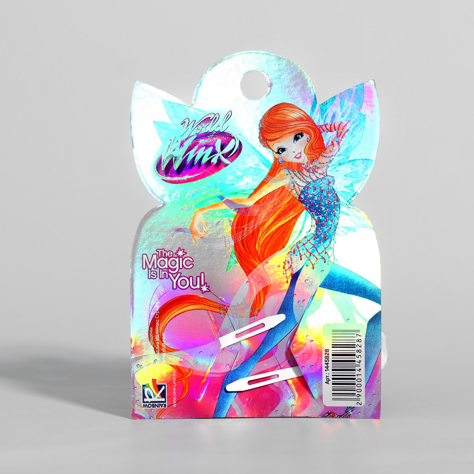 Набор заколок WINX для волос с цветком 2 шт Winx 1445828 - фото 3