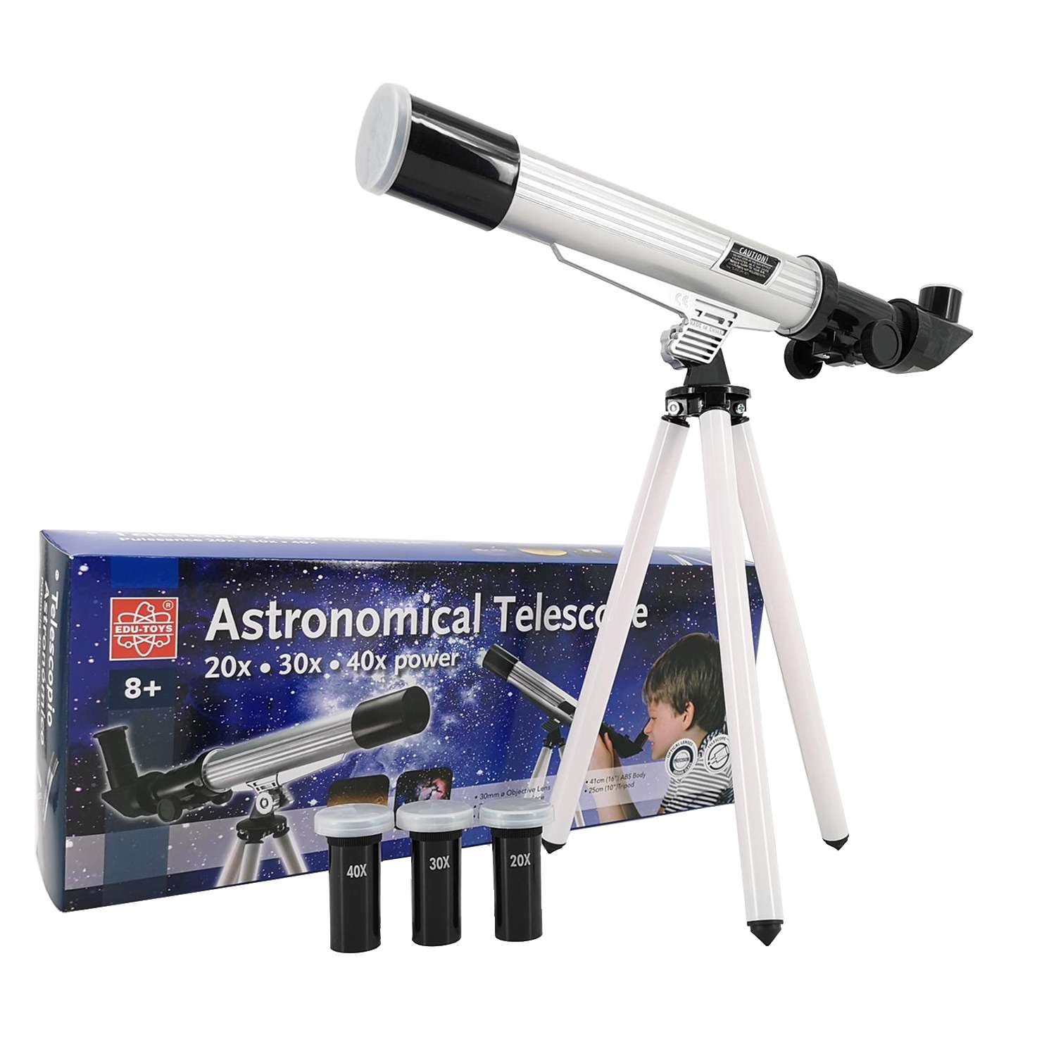 Телескоп EDU-TOYS со штативом TS023 20x30x40x - фото 2