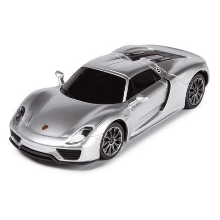 Машинка радиоуправляемая Rastar PORSCHE 918 Spyder1:24 серебряная