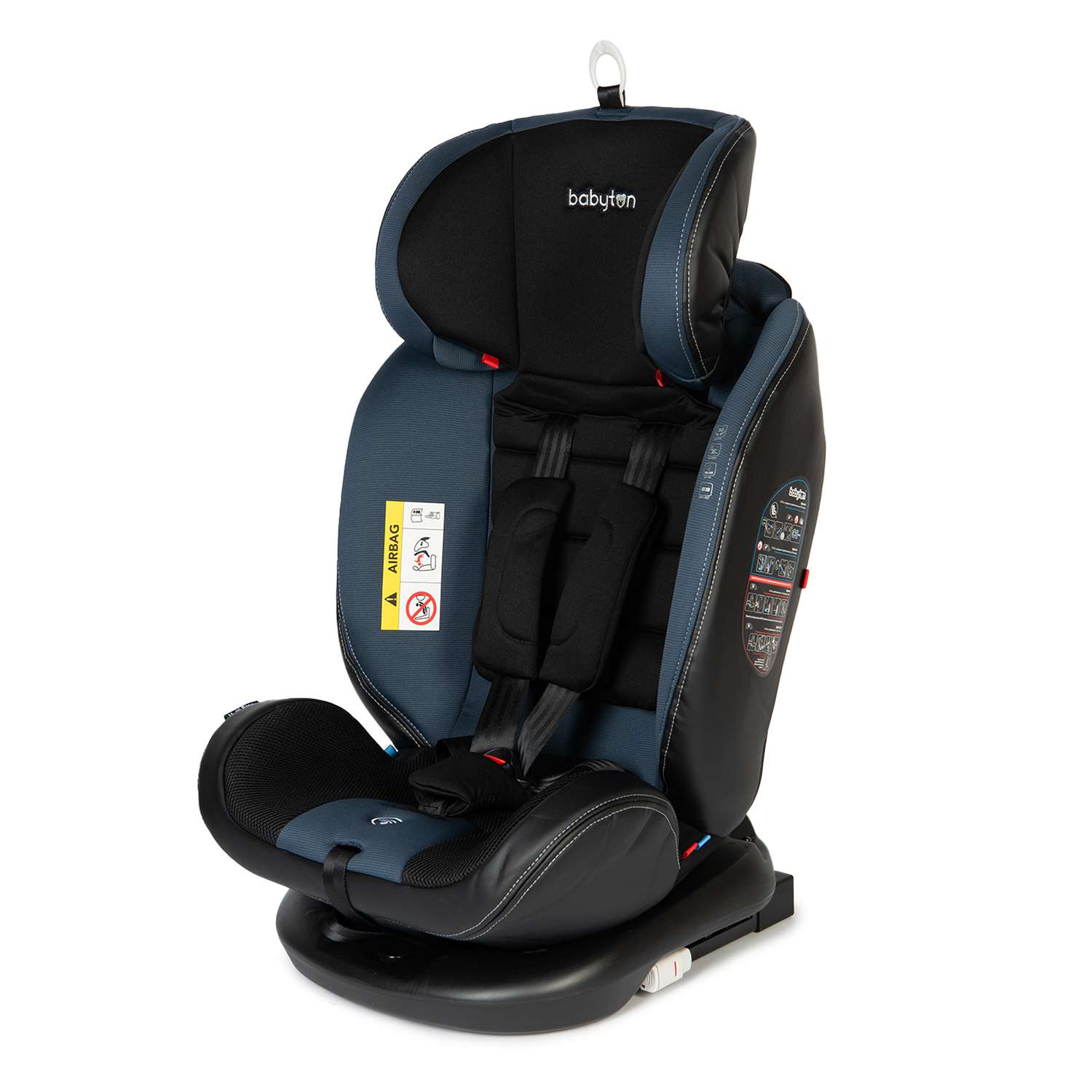 Автокресло Babyton Multi-Stage Black-Blue Isofix 0+/1/2/3 (0-36 кг) - фото 15