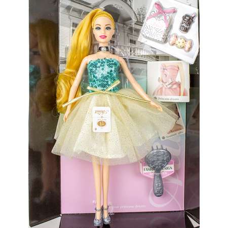 Кукла в платье Story Game WX102-2/желтый