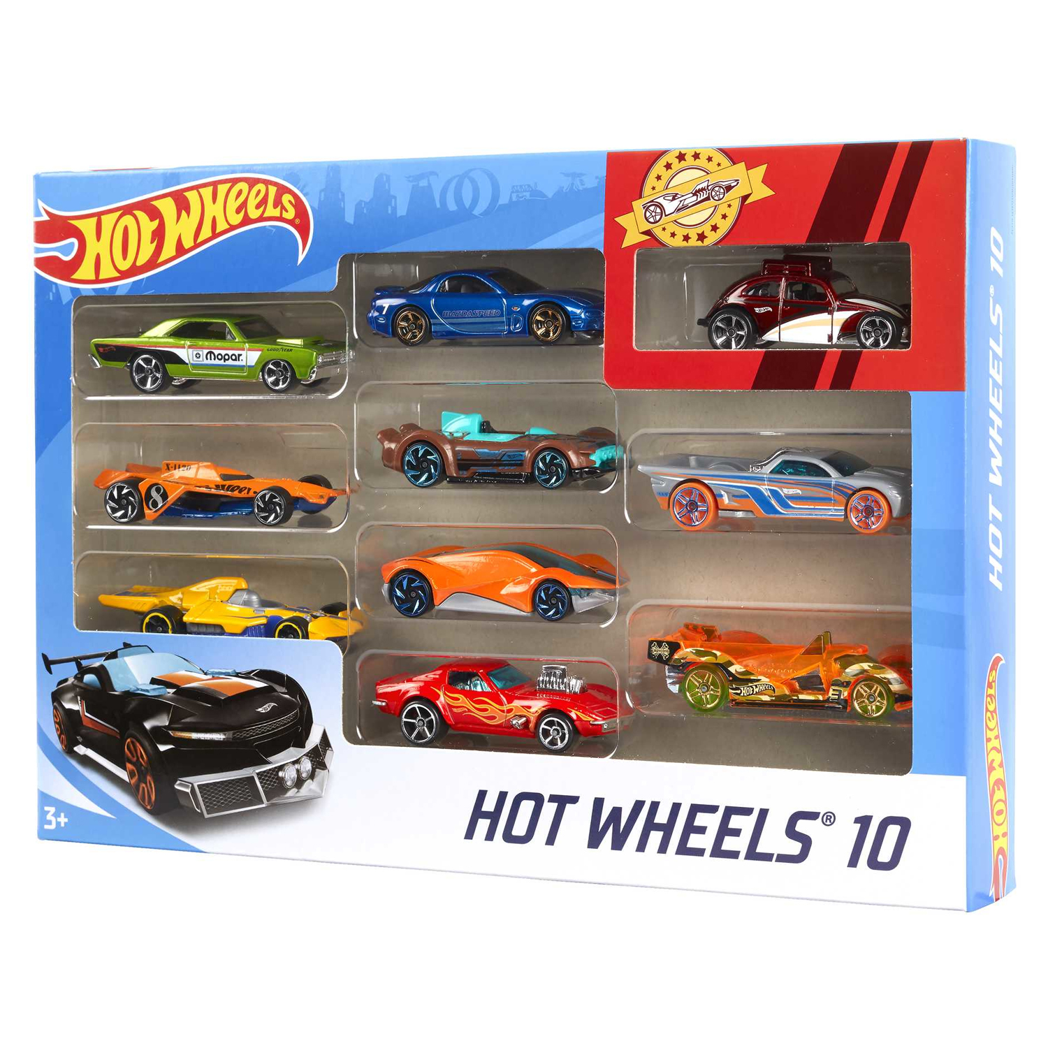 Машинки Hot Wheels Набор из 10 шт серия Basic 54886 - фото 3