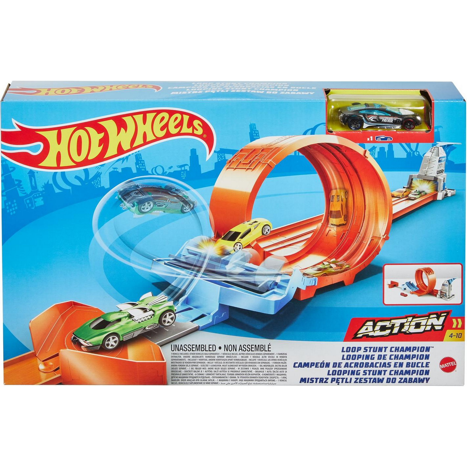 Набор игровой Hot Wheels Экшн Автотрек Чемпион по экстремальному дрифту GTV13 - фото 2