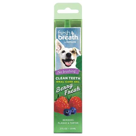 Гель для чистки зубов собак TropiClean ягодный 59мл