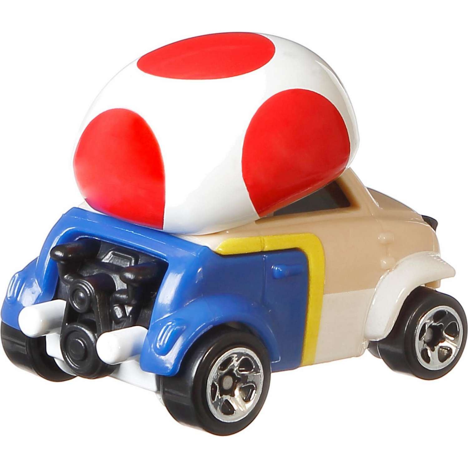 Машинка Hot Wheels Герои компьютерных игр Super Mario Тоад GPC12 GJJ23 - фото 4