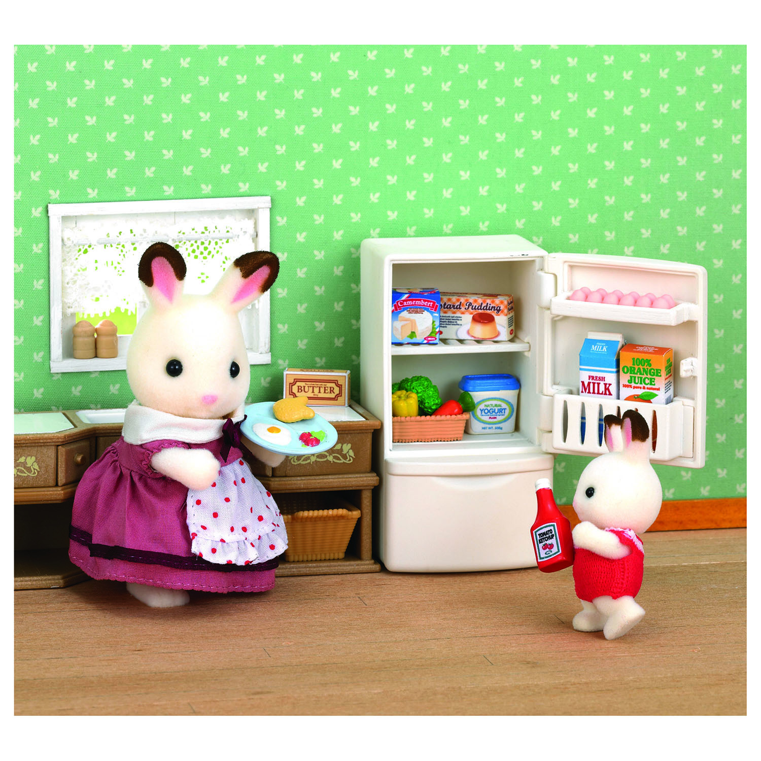 Набор Sylvanian Families Холодильник с продуктами, новый (5021) - фото 5