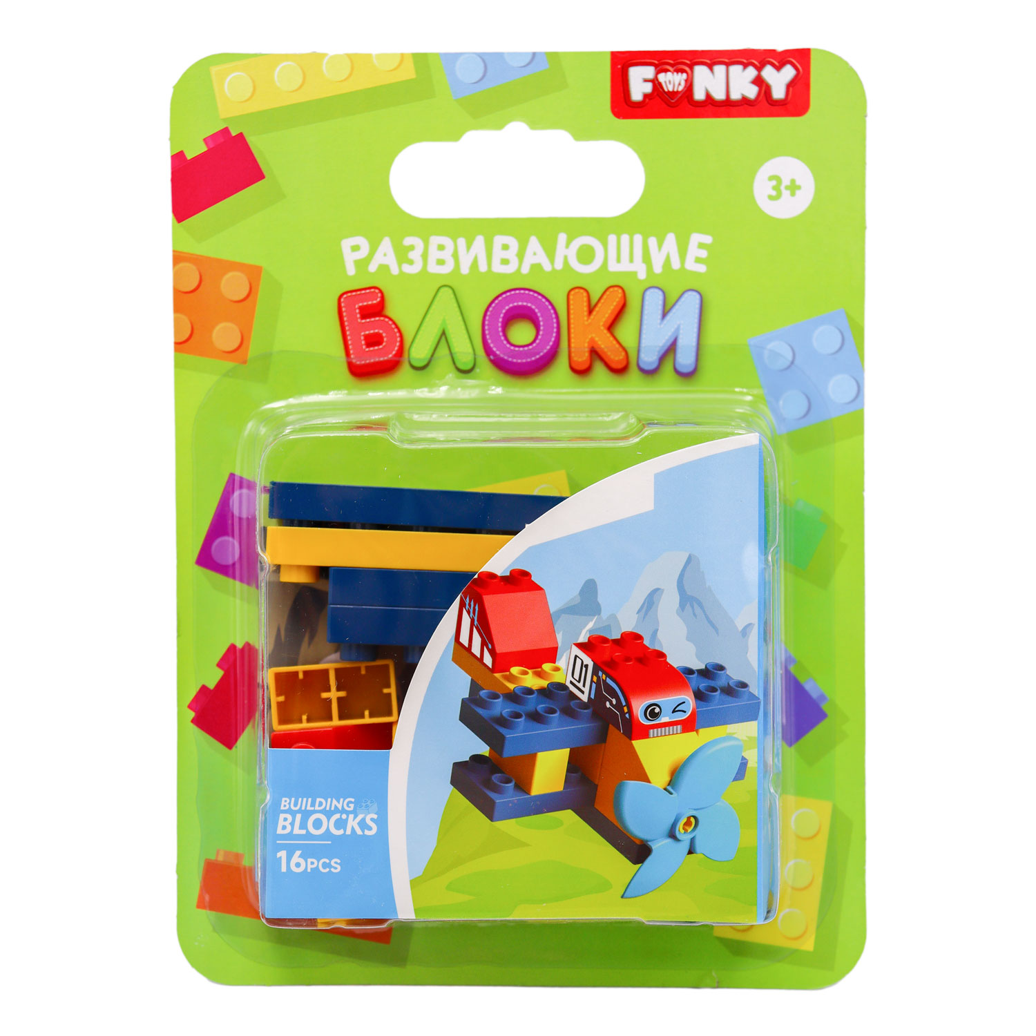 Конструктор Funky toys Самолет FT0822555 - фото 1