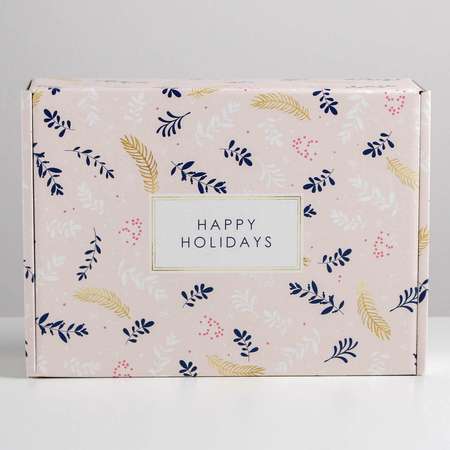 Складная коробка Дарите Счастье «Счастья». 30.7×22×9.5 см