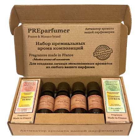 Набор аромакомпозиций PREparfumer из шести премиальных ароматов N6/2 6х 10 мл