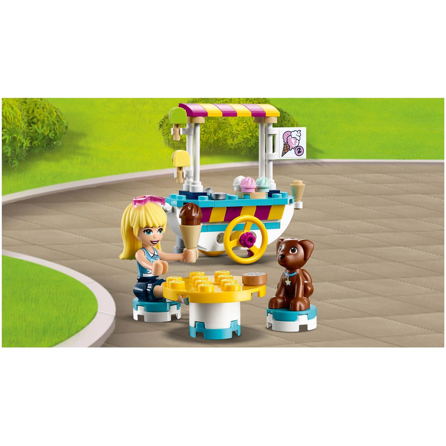 Конструктор LEGO Friends Тележка с мороженым 41389 - фото 5