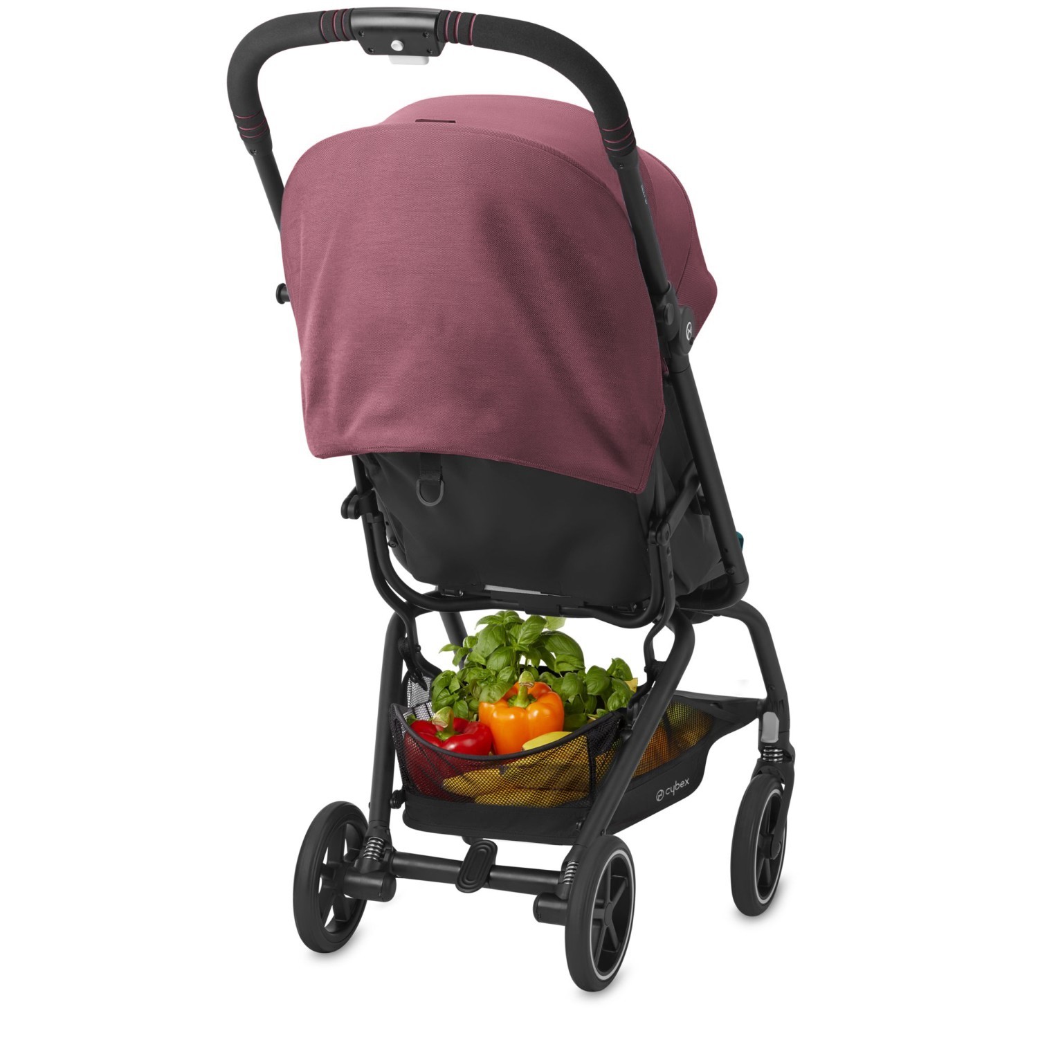 Коляска прогулочная Cybex Eezy S Plus Magnolia Pink - фото 3